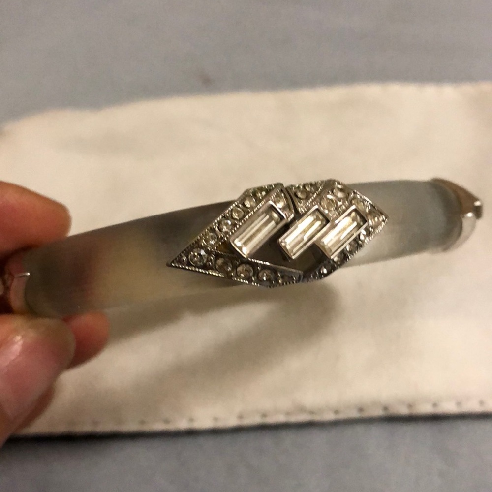 Alexis Bittar Bangle with Rhinestones